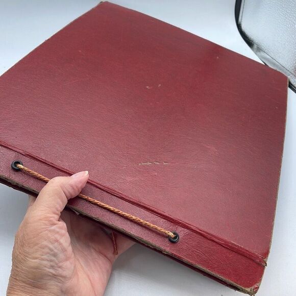 WWII Woman’s Army Corp WAC photo album empty distressed - Picture 5 of 7